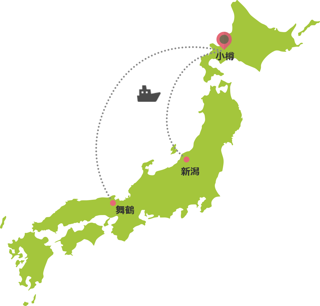北海道小樽市までのアクセス・マイカー車