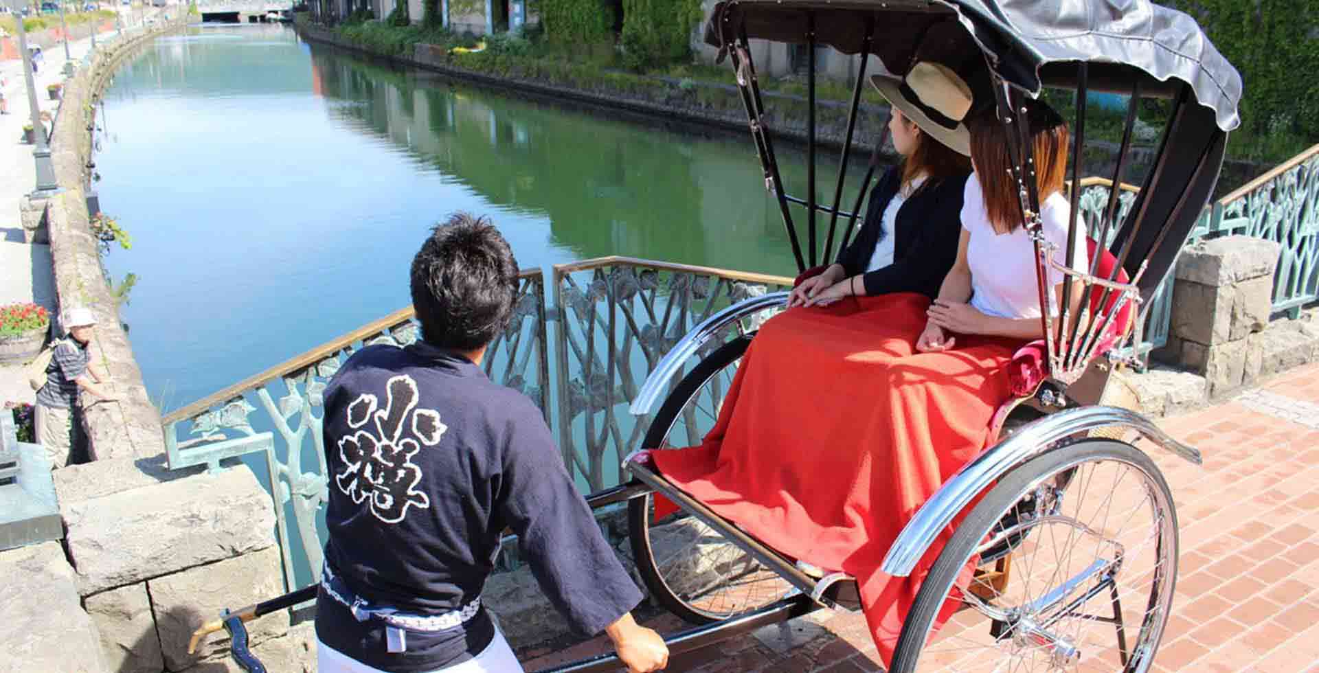 北海道小樽：人力車えびす屋おたる歴史ロマンを感じる