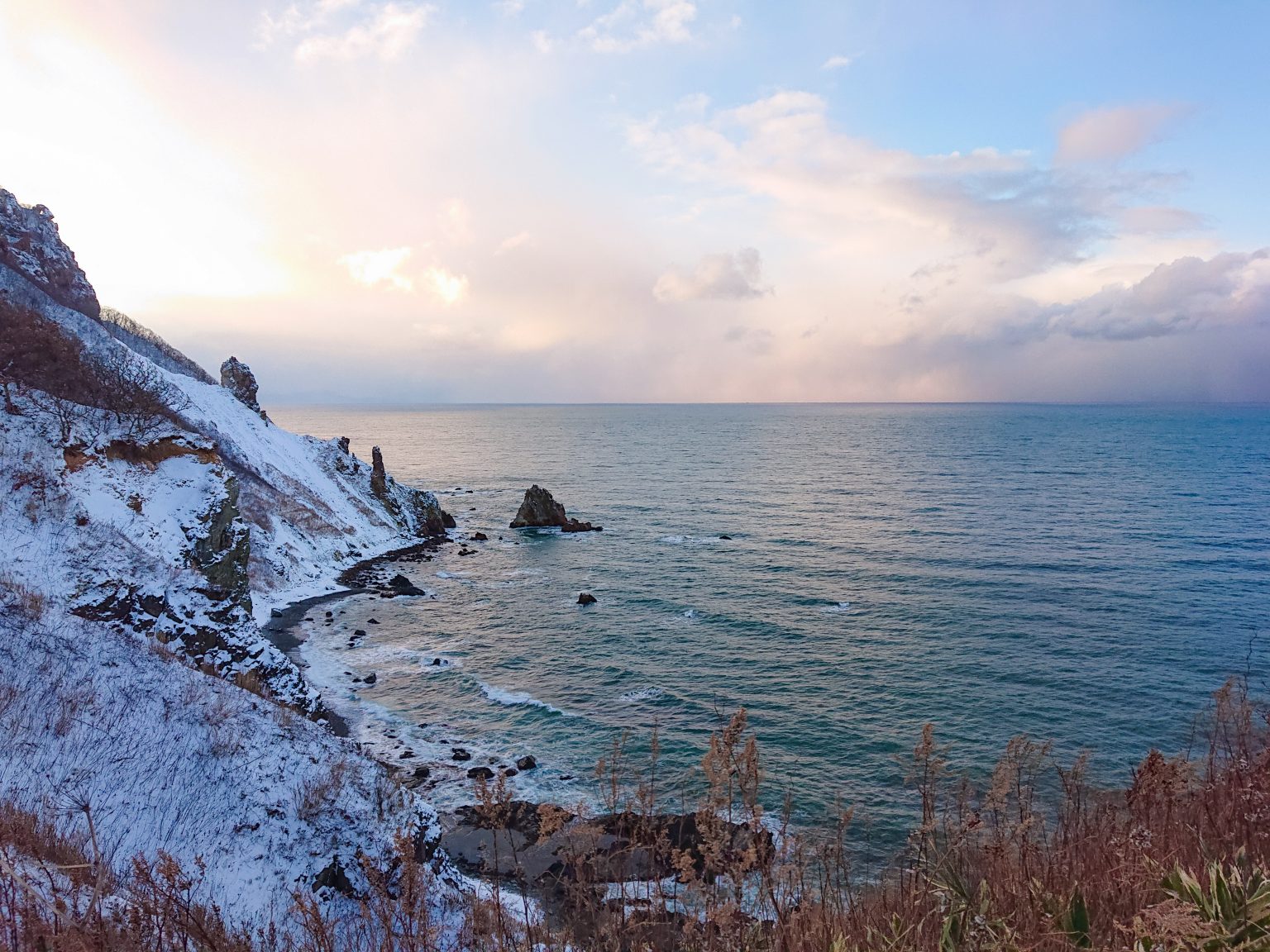 #祝津パノラマ展望台 #海 #雪 #冬 – OTARU PHOTO LIBRARY
